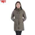 Moonstar Long Silicon Hooded Jacket for Women - Fashion. 
