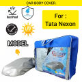 Tata Nexon / Nexon Ev Car Double Coated Body Cover 100% waterproof in Heavy Material. 