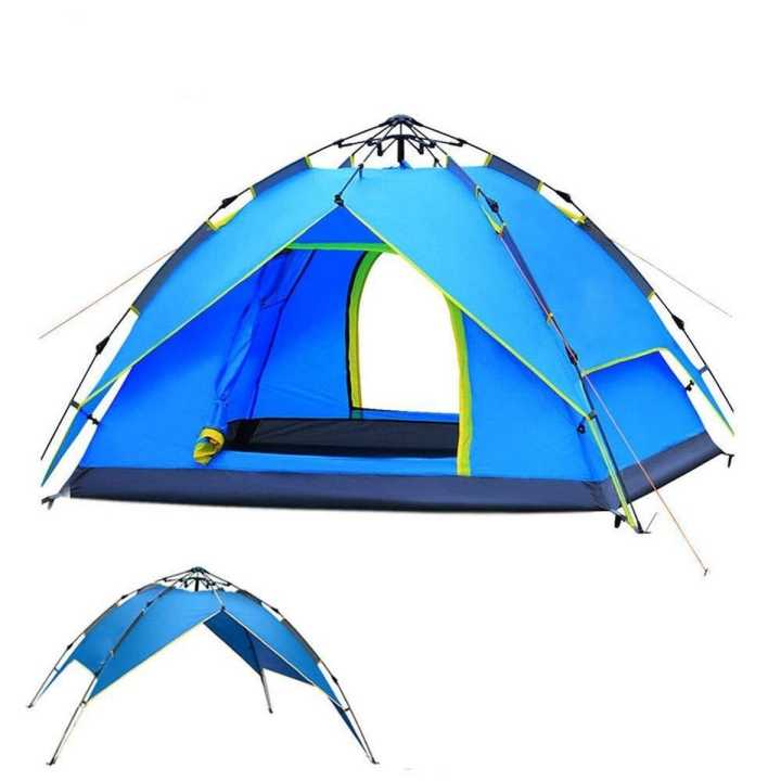 Waterproof Camping Tent for 4-5 People - Double Layer, Instant Setup