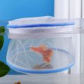 Breeding Equipment Ventilated Guppy Breeding Net Permeable Nylon Fish Isolation Box Portable Floating Fish Net Fish. 