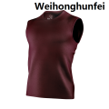 WeihonghunfeiFifty percent discount Bear Appeal Maroon Sleeveless T-shirt. 