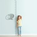 Chart Transparent Height Measurement Wall Sticker 2-Meter Height Waterproof Growth Chart Accurate Without Damaging Walls Measuring Ruler Household. 