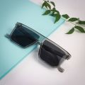 Gorkha Brand Unique Design Trendy Polarized Premium Quality Gray Transparent Black Sunglasses For Men. 