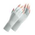 Sunscreen gloves D149 women's summer thin UV protection manicure outdoor electric bike cycling breathable half finger sunscreen upgrade. 