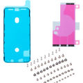 NEW screw for iPhone X XS 11 Pro MAX Battery Adhesive Strips + LCD Display Waterproof Bezel Seal Sti. 