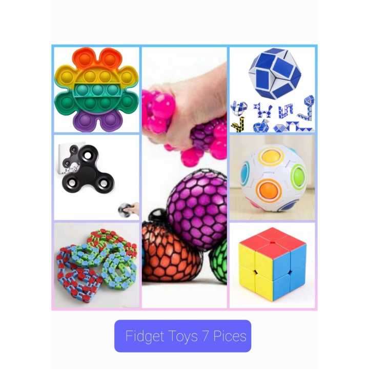 Sensory Fidget Toy-Pack Of 7