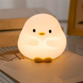 Duck Night Light, Cute Duck Lamp,Squishy Silicone Nightlight with 30 Minutes Timer, Rechargeable Bedside Lamp with Touch Easy Install Easy to Use. 