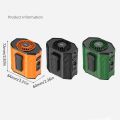 Mini Rechargeable Waist Clip Fan Strong Cooling 100 Gears Wearable Belt Fan Long Battery High-Speed Hanging Neck Fan Indoor Home. 