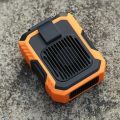 Durable 4000mAh Waist Mounted Fan Power Bank Flashlight Waist Clip on Fan Rechargeable Portable Mini Electric Fans Construction Site. 