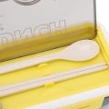 Microwave Safe 1100ml Double Layer Leak Proof Lunch Box With Spoon And Chopstick. 