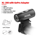 Flashlight Car Headlight Mountain Waterproof Bicycle XL200XOSS Bicycle Light 200lm Headlight Tpye-C Rechargeable Bicycle. 
