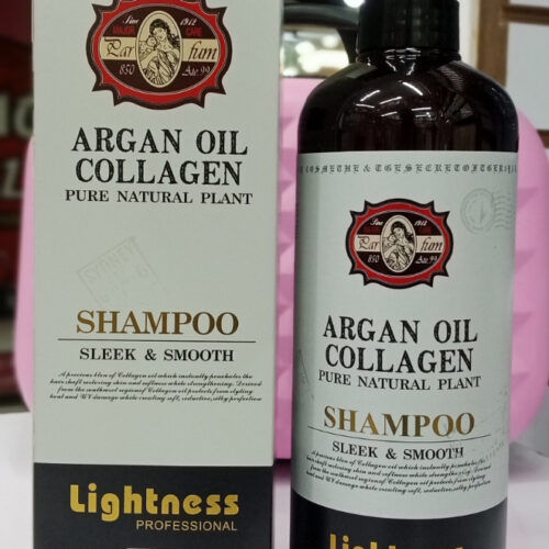 Lightness Professional Argan Oil Collagen Pure Natural Plant Shampoo 900ml - Original Genuine Product of Italy