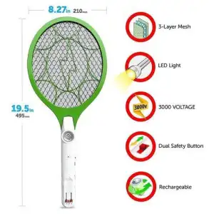 Rechargeable Mosquito killer racket Electric Insect Killer (Bat)