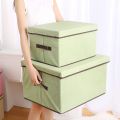 Storage Boxes Household Clothes Storage Box,Portable Foldable Storage Box,Book Storage Box,Pack of 2 pices. 