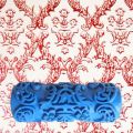 Pattern Brush Decorative Texture Roller with Embossed Plastic Handle with Monochrome Painting Machine for Wall Decoration. 