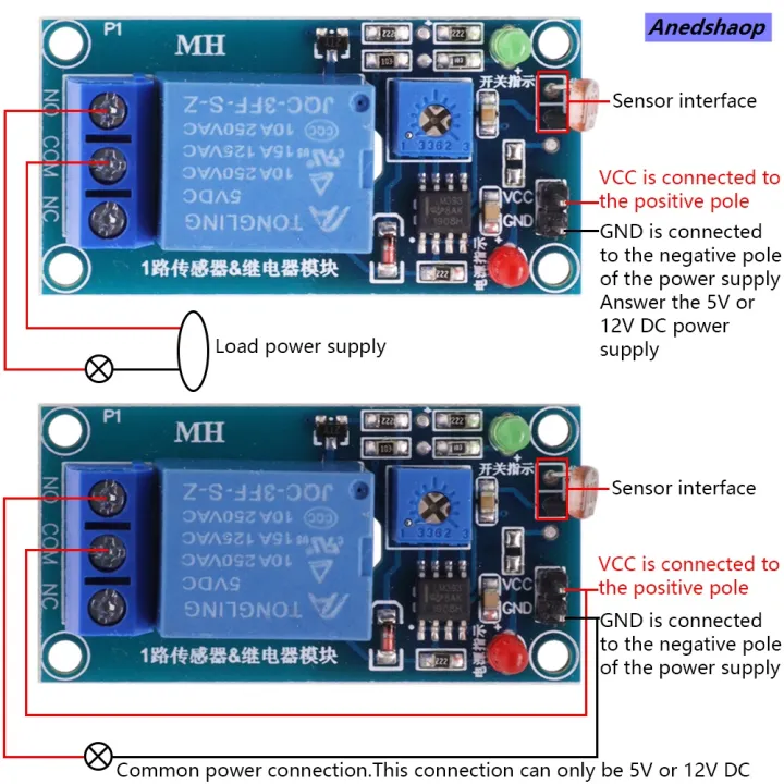 Anedshaop%205V%2012V%20Light%20Photoswitch%20Sensor%20Switch%20LDR%20Photoresistor%20Relay%20Luxury%20Module%20Light%20Detection%20Photosensitive%20Sensor%20Board%20For%20Arduino%20-%20Image%206