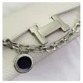 Women’s PU Leather Handbag 2607 | Stylish Ladies Shoulder & Crossbody Bag with Chain Strap & Pendant | Party Casual Mini Bag for women. 
