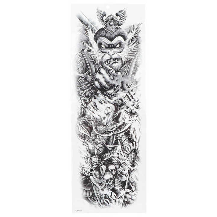 10pcs%20Full%20Sleeve%20Temporary%20Tattoos%20Waterproof%20Long%20Lasting%20Fake%20Tattoo%20Stickers%20Set%20-%20Image%205