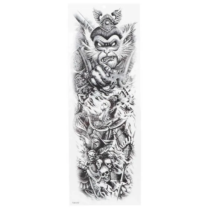 10pcs%20Full%20Sleeve%20Temporary%20Tattoos%20Waterproof%20Long%20Lasting%20Fake%20Tattoo%20Stickers%20Set%20-%20Image%205