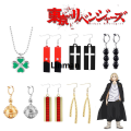 Anime Tokyo Revengers Tokyo Manji Gang Logo Necklace Red Symbol Double Sided Pendant Necklace for Women Men Fans Casual Jewelry. 