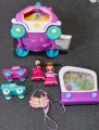 Xujiguanghui Set of Princess Jr Sofia the first and her Friend , 1 Princess Sofia Motherhome Toy Carriage, 2 wooden Car , 1 Princess Sofia Water Game and Princess Sofia Rainbow Pendant Necklace condition 9/10. 