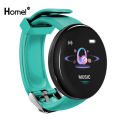 Homel D18 Smartwatch Heart Rate Sleep Monitoring Smart Watch Life Waterproof Sports Wristband for Kids Women Men. 