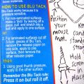 Re-usable Adhesive Blu Tack For Sticky,Position and Hold. 