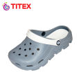 Titex Crocs Style Simple Fashionable Unisex Sliders- Double Cross. 