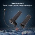 Universal 22mm Handlebar Electric Bike Throttle ABS Waterproof Joint Throttle Grips Black Accelerator Handle Motorcycle Conversion. 