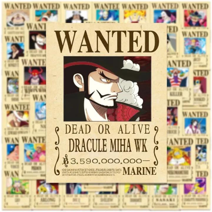 25/50pcs%20One%20Piece%20Wanted%20Stickers%20for%20Scrapbook%20Journal%20Diary%20Laptops%20and%20Cellphone%20Cover%20-%20Image%203