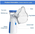 Portable Ultrasonic Rechargeable Mesh Nebulizer Machine Cool Mist Inhaler for Children and Adults( battery not included). 