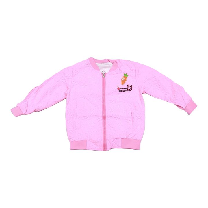 Pink Windcheater / Windproof Light Weight Jacket For Girl