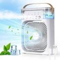 Portable Air Conditioner Usb Desktop Cooler Conditioning Humidifier Mini Cooling Fan. 