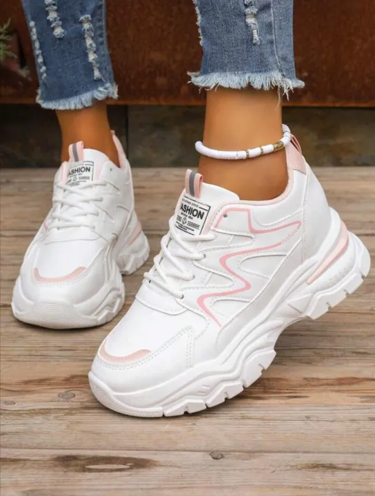 New%20Brand%20Wedge%20Shoes%20Fashion%20Thick-soled%20Casual%20Ladies%20Comfortable%20Sneakers%20-%20Image%202