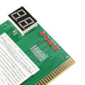 2 Digit LCD Display Computer Analyzer Diagnostic Post Card Motherboard Tester with LED Indicator for ISA PCI Bus Mainboard. 
