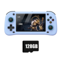 G28 4.3 Inch HD Screen Retro Handheld Video Game Console 128G Storage Linux Game Player 20+ Emulator Support C. 