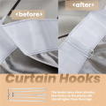Window Treatment 4 Prongs Pinch Pleat Drapes Curtain Hooks 20pcs. 