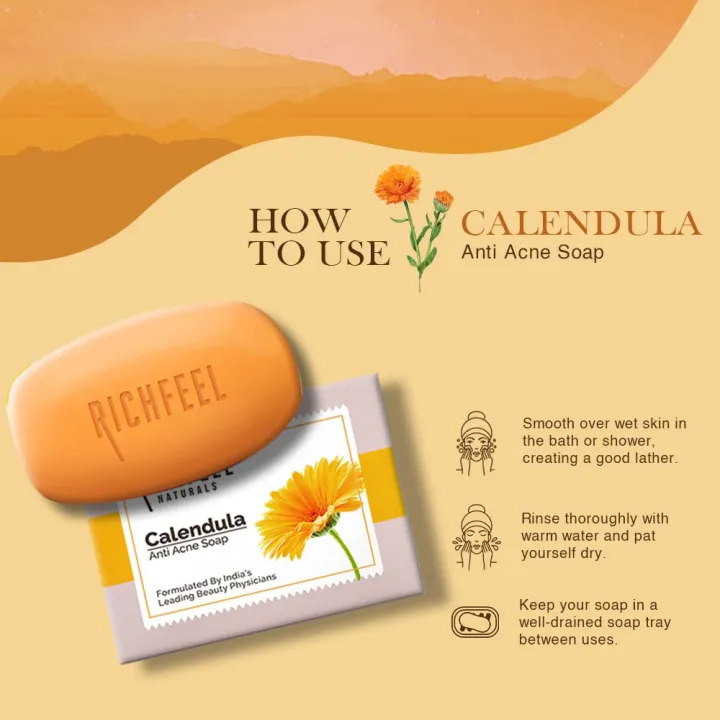 Richfeel%20Calendula%20Anti%20Acne%20Soap%20-%2075g%20-%20Image%202