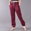 Original Solid Thick Warm Casual Joggers Pants For Women Fleece Trousers By BIRAT BAZAR. 