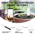 Tuya APP Real-Time Monitoring Smart ZigBee Soil Tester 3PCS Temperature Meter Moisture Humidity Sensor Plant Monitor. 