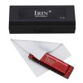 SRIWEN 10 Holes 20 Tone G Key Harmonica Blues Musical Instrument Diatonic Harp with Storage Box Red. 