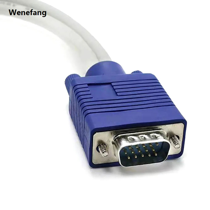 Wenefang%201%20male%20to%202%20female%20VGA%20split%20screen%20cable%201%20Computer%20Dual%202%20Monitor%20Adapter%20Y%20Splitter%20Two%20Ports%20VGA%20extension%20Cable%2015%20pin%20-%20Image%205