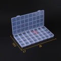 32 Grid Compartment Plastic Transparent Storage Box Jewelry Earring Bead Screw Holder Case Display Organizer Container Conbo. 
