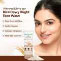 mamaearth Rice Dewy Bright Face Wash With Rice Water & Niacinamide for Glass Skin - 100 ml. 