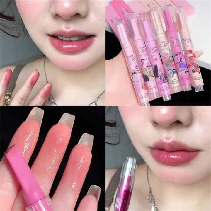 Korean%20Makeup%20Lip%20Gloss%20Lipstick%20Glaze%20ALIEN%20Mirror%20Water%20Glow%20Lip%20Moisturizing%20Pen%20Long%20Lasting%20Love%20Solid%20Lipstick%20Cosmetics%20-%20Image%206