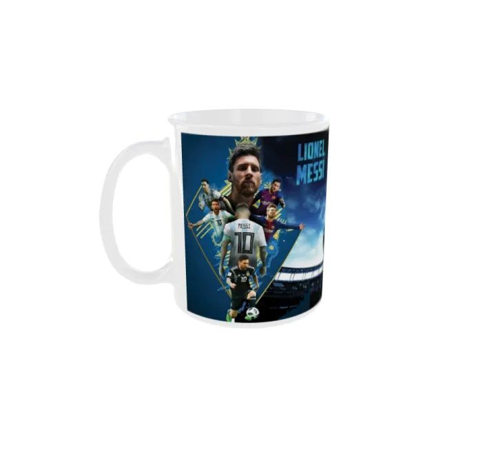 Messi Printed Ceramic Mug – Premium Football Fan Coffee Cup