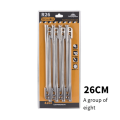 Tent Stakes Pegs Tent Stakes Pegs withHook Camping Tent Canopy R26-8. 