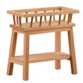 1:12 Wood Shelf Flower Stand Mini Doll House Furniture Model Simulation Furniture Accessories,No.1. 
