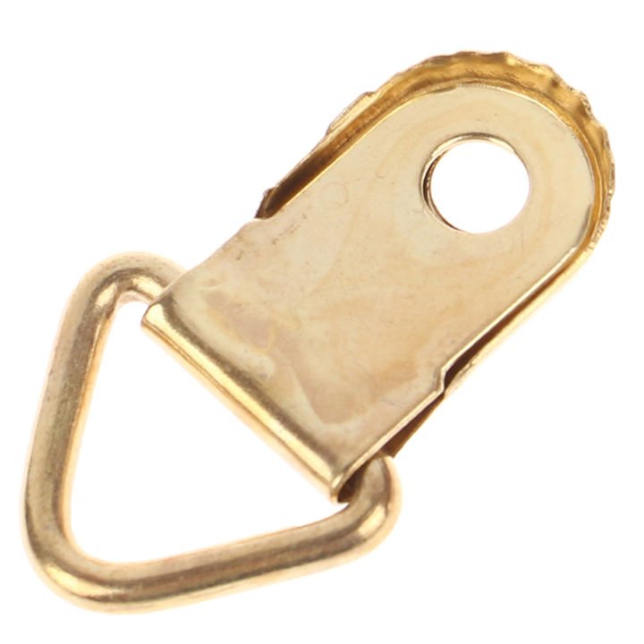 100Pcs%20Golden%20Silver%20Triangle%20D-Ring%20Hanging%20Picture%20Oil%20Painting%20Photo%20Mirror%20Frame%20Wall%20Hooks%20Cross%20Stitch%20Hook%20Accessories%20-%20Image%204