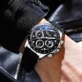 CHENXI brand fashion business, three eye, six needle, chronometer, quartz men's watch. 
